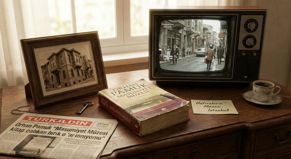 Orhan Pamuk Masumiyet Müzesi kolajı, Çukurcuma’daki müze binası ve dizinin İstanbul çekim mekanlarından sahneler