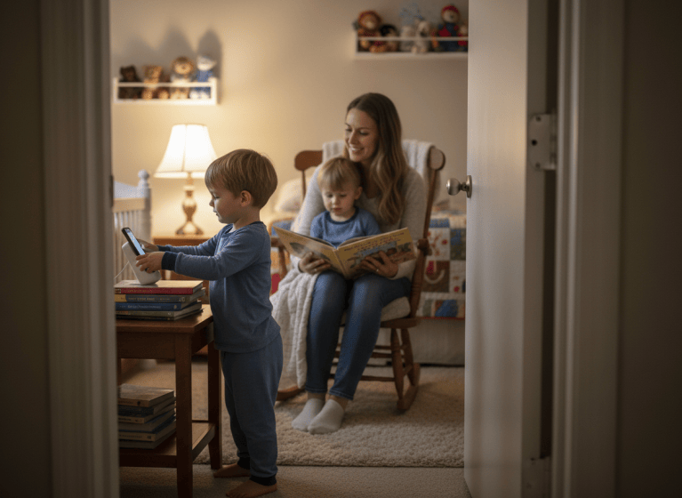 Écrans avant le coucher : installer une routine de sommeil pour l’enfant