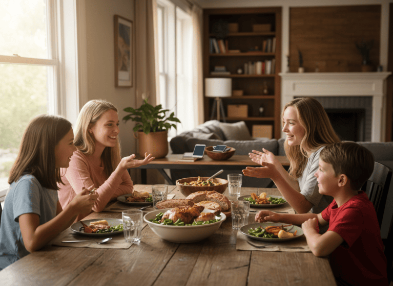 Screens at Meals and During Homework: Family Rules That Work