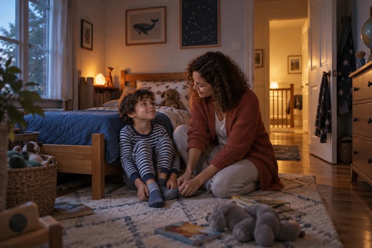 Paura del buio nei bambini: una sera prevedibile, senza controlli infiniti