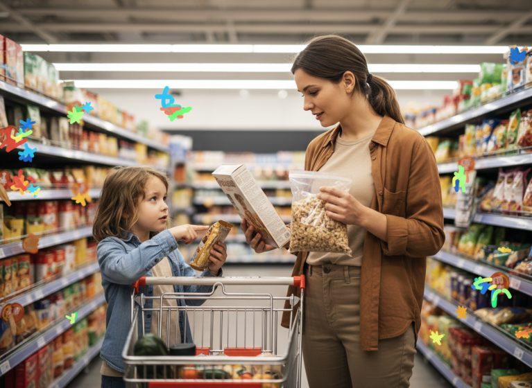 Lebensmitteletiketten für Kinder lesen: Zucker und Zutaten