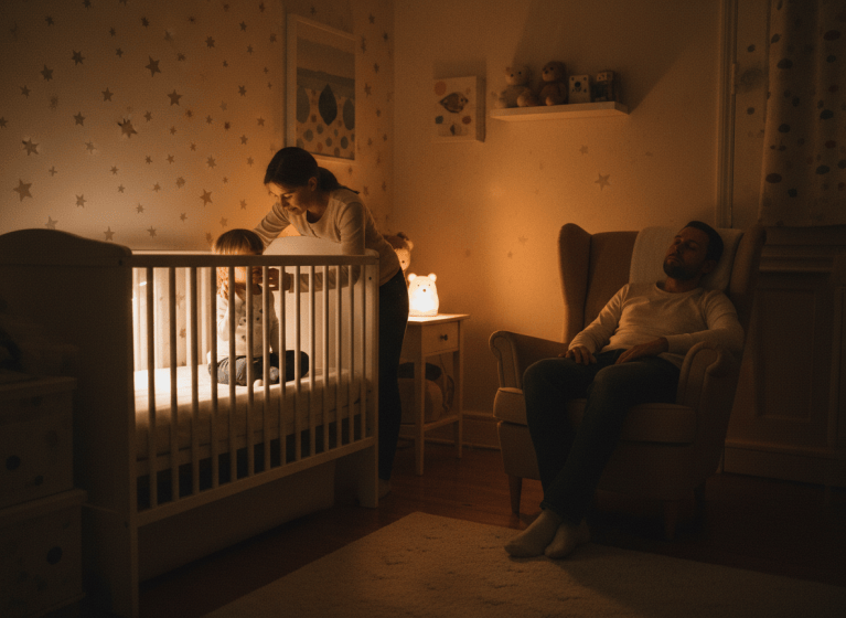 孩子夜里频繁醒来怎么办？常见原因与家长应对